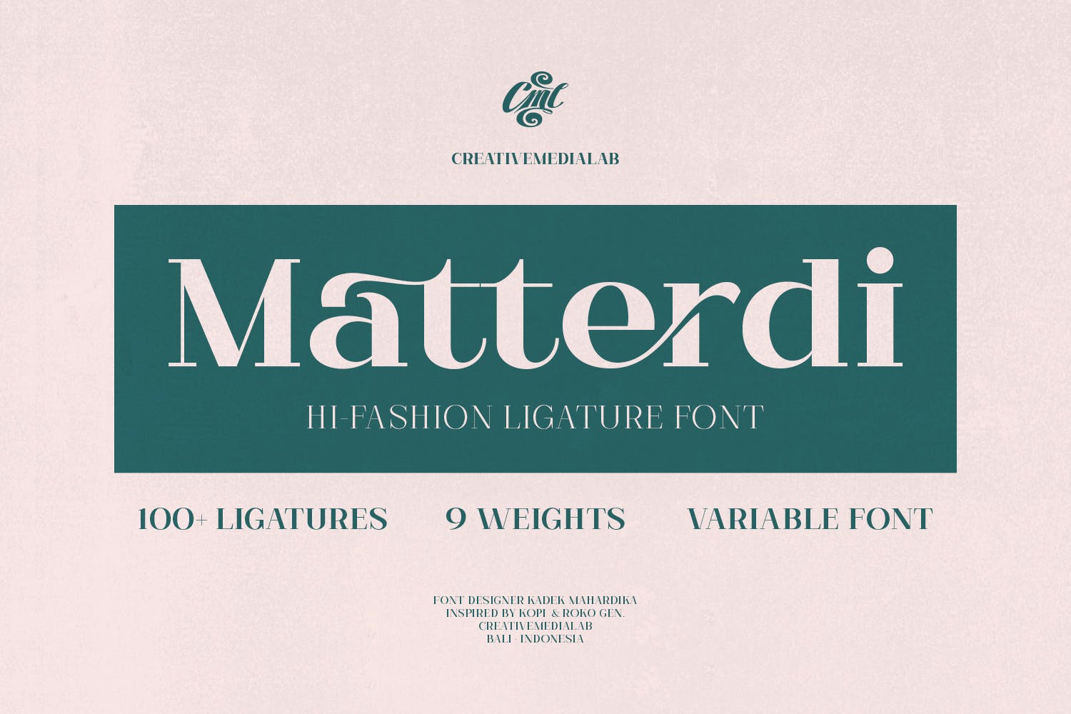 Matterdi衬线设计服装时尚logo英文字体下载-topimage